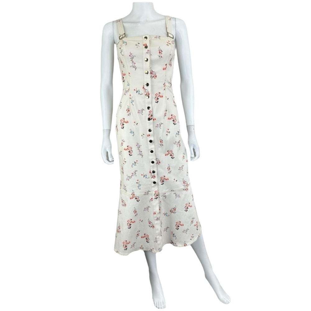 Finders Keepers Cream Floral Dress